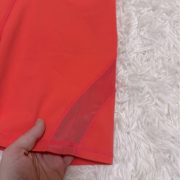 Fabletics Orange Shorts Fabletics Athletic Shorts Orange Fabletics Biker Shorts - Picture 2 of 5